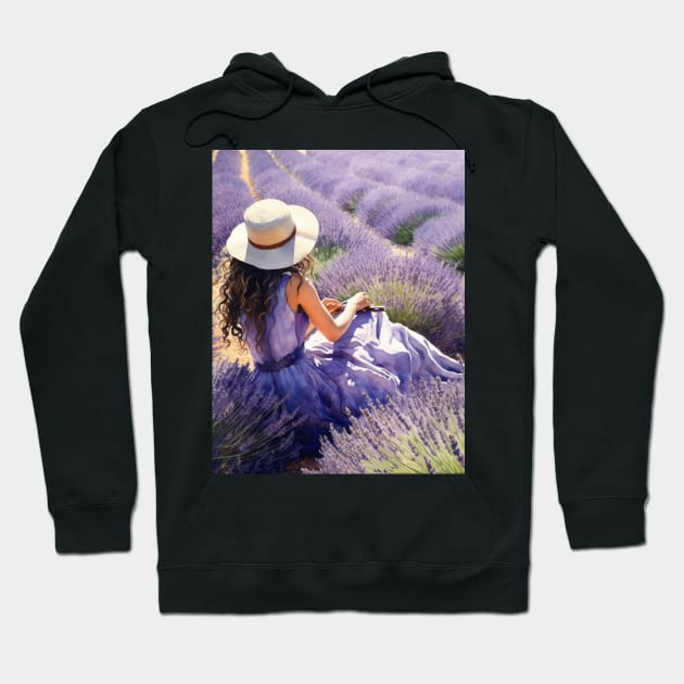 Lavender Fields Hoodie by Puts Group